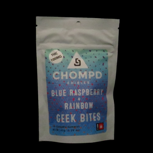 Chompd - 10pc - Blue Raz Rainbow